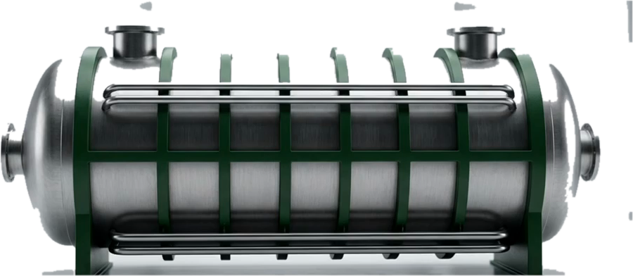 Sealed horizontal reactor